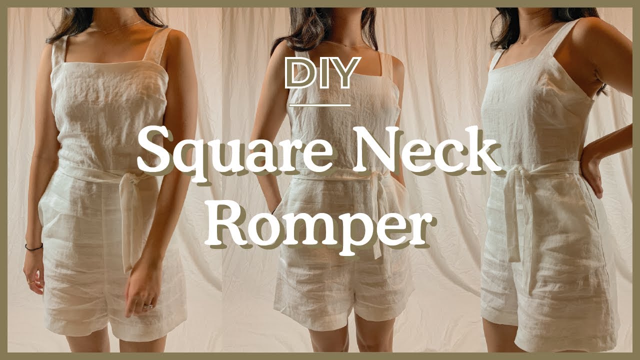 DIY // Square Neck Romper - Keira Sewing Pattern Tutorial