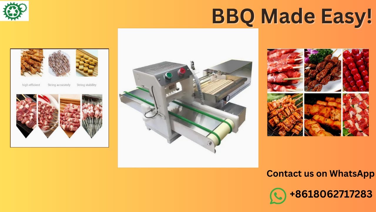 Automatic BBQ Skewer Machine | Fast & Efficient Meat Skewer Maker | Perfect BBQ Skewers