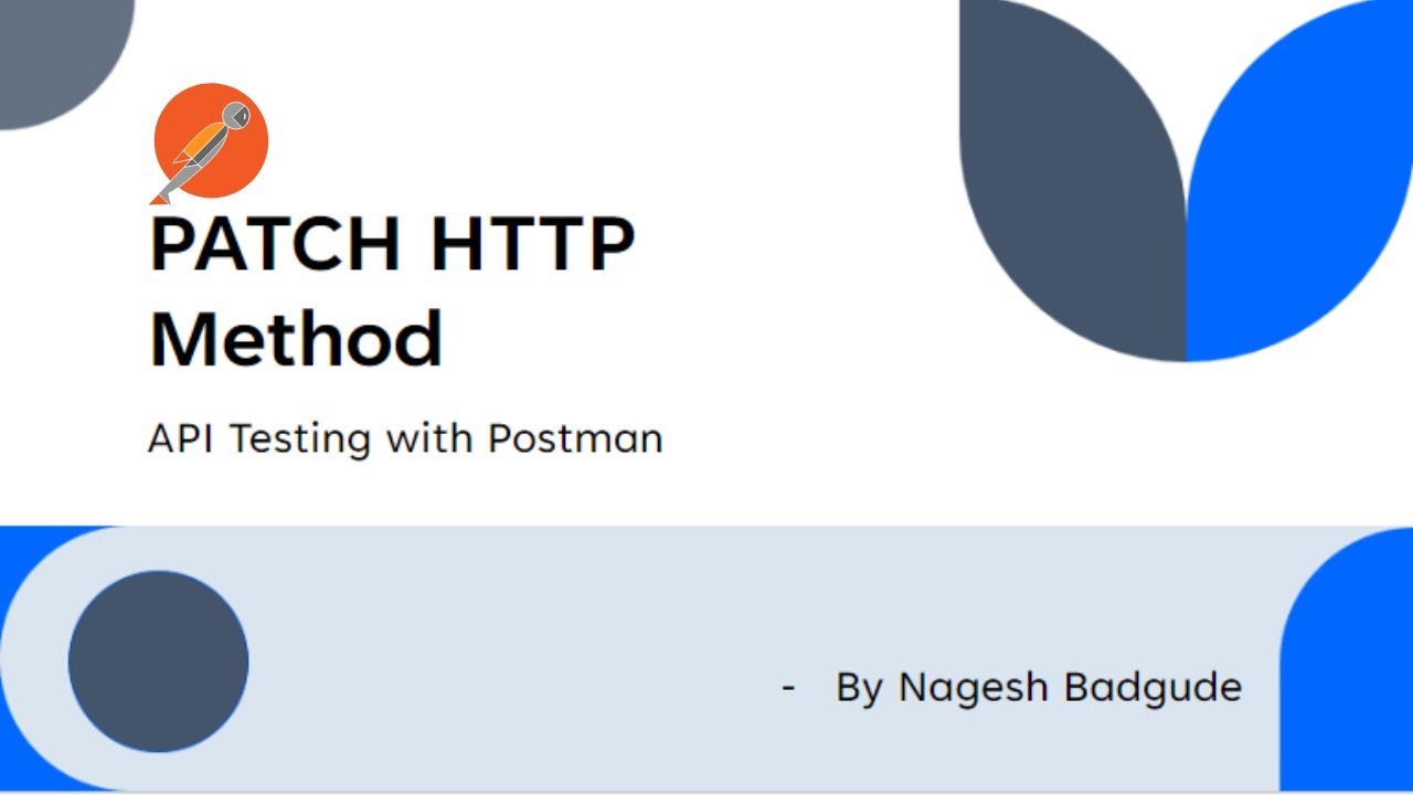 PATCH HTTP Method - API Testing with Postman