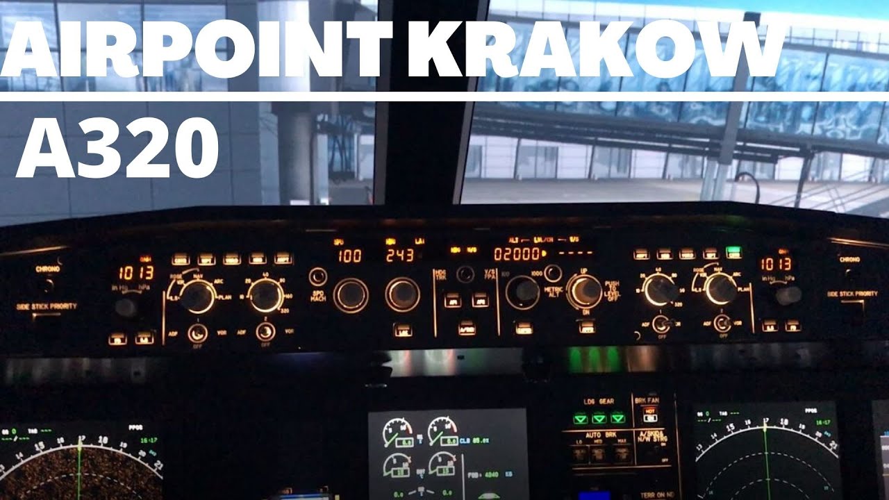 #1 Latanie w Airpoint Krakow / Flying in Airpoint Krakow / A320