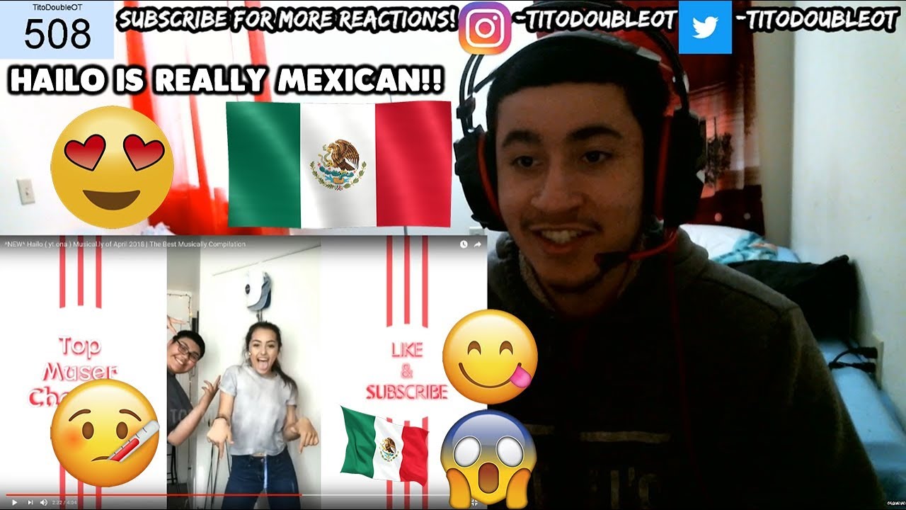 *NEW* Hailo ( yt.ona ) Musical.ly of April 2018 | REACTION! The Best Musically Compilation