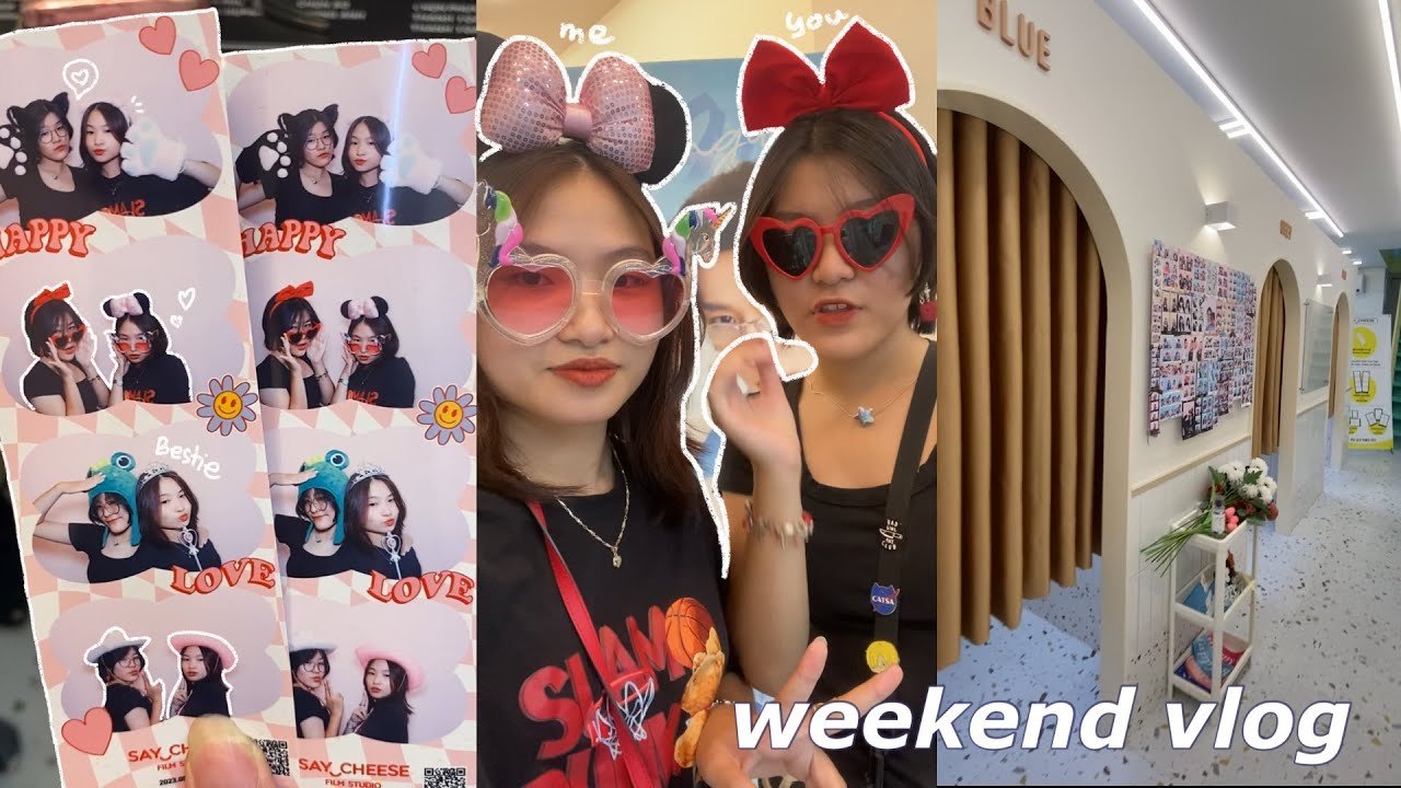 vlog #02: ngày cuối tuần của mình (đi nhà sách, chụp photo booth)