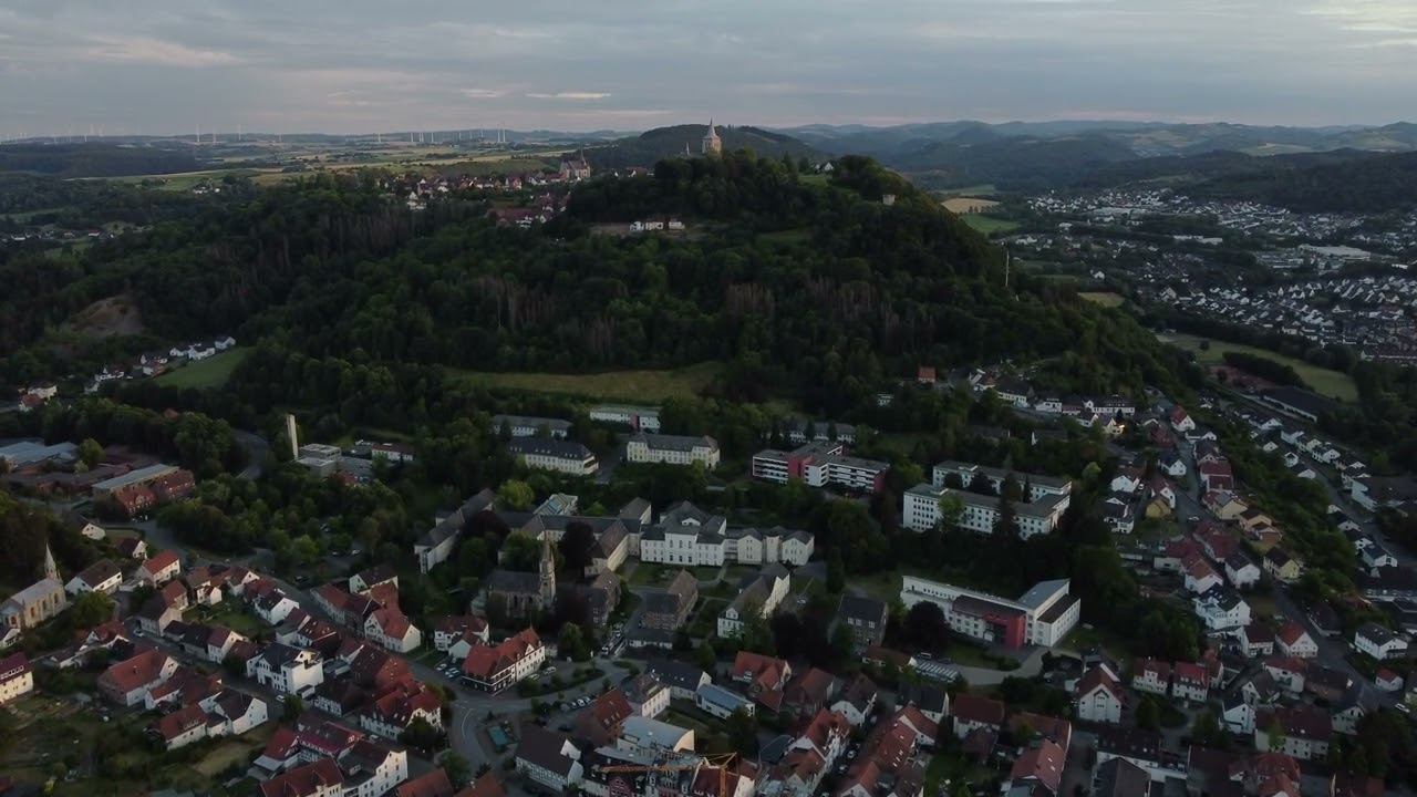 Free Drone footage over Sauerland, Germany