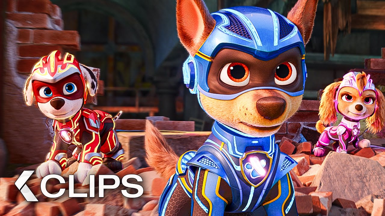 PAW PATROL: The Mighty Movie All Clips & Trailer (2023)