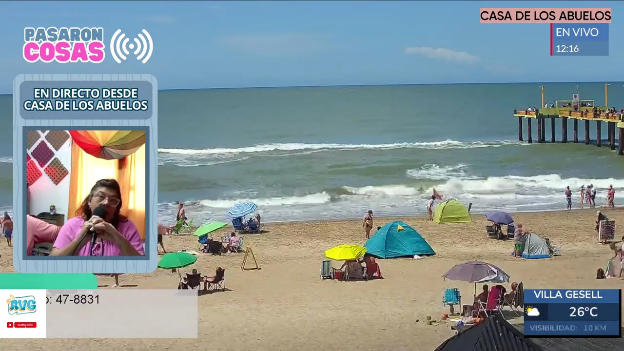 VILLA GESELL EN VIVO, PASARON COSAS  conduce Hugo Mastrangelo