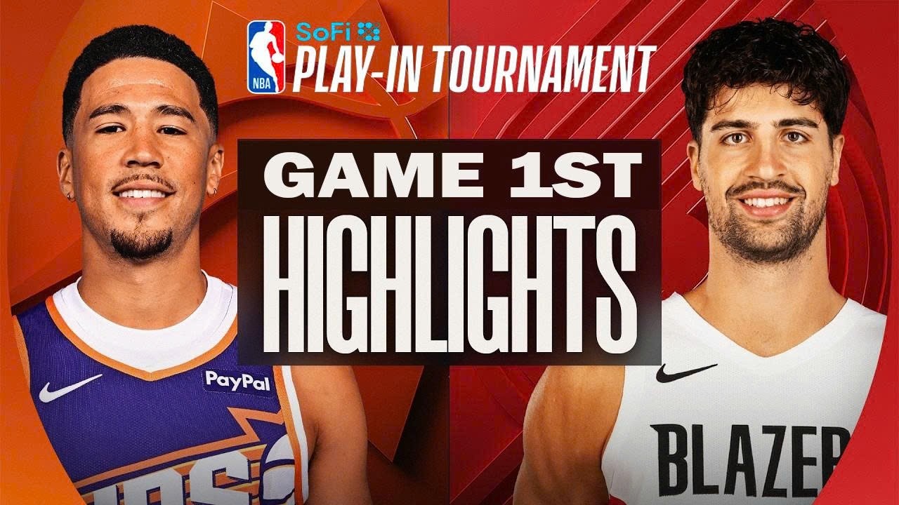 Phoenix Suns vs Portland Trail Blazers Game 1st Highlights - April 14,2026 | NBA PLAY IN