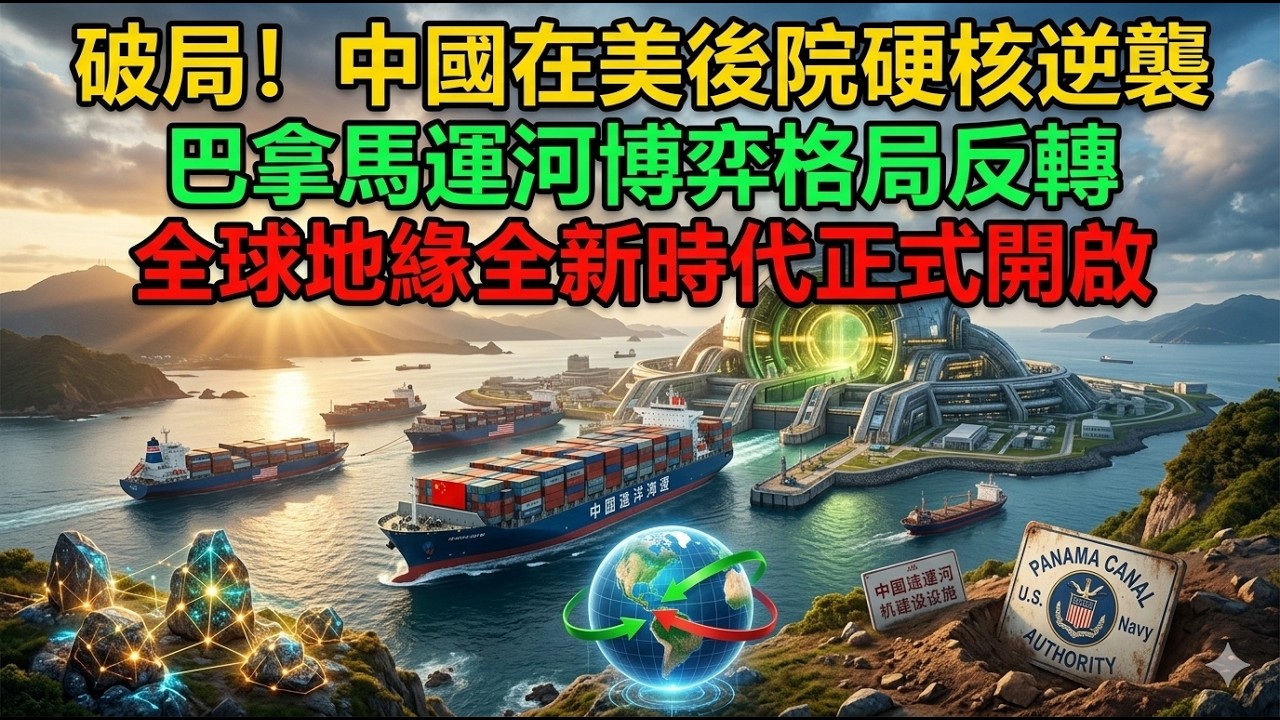 破局！中國在美後院硬核逆襲，巴拿馬運河博弈格局反轉，全球地緣全新時代正式開啟