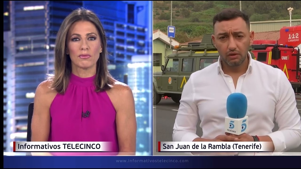 Incendio en el norte de Tenerife. Última hora