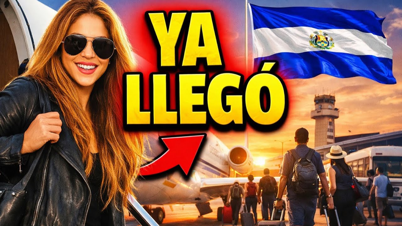 🚨SHAKIRA YA LLEGÓ A EL SALVADOR Y ARRANCA LA RESIDENCIA: BUKELE LO RECIBE🔥