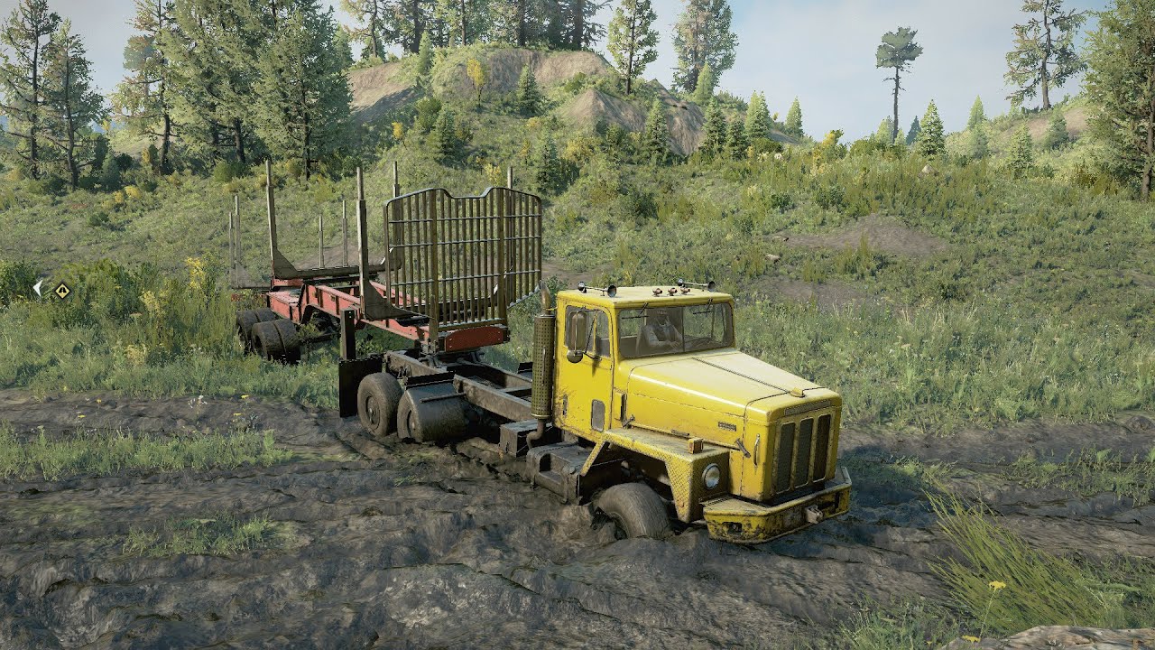 SnowRunner – Trailer Rescue | Recovering a Lost Trailer in Deep Mud