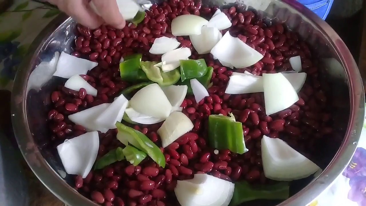 Como preparar Frijoles para Pupusas Salvadoreñas Parte#1 El salvador 4x4