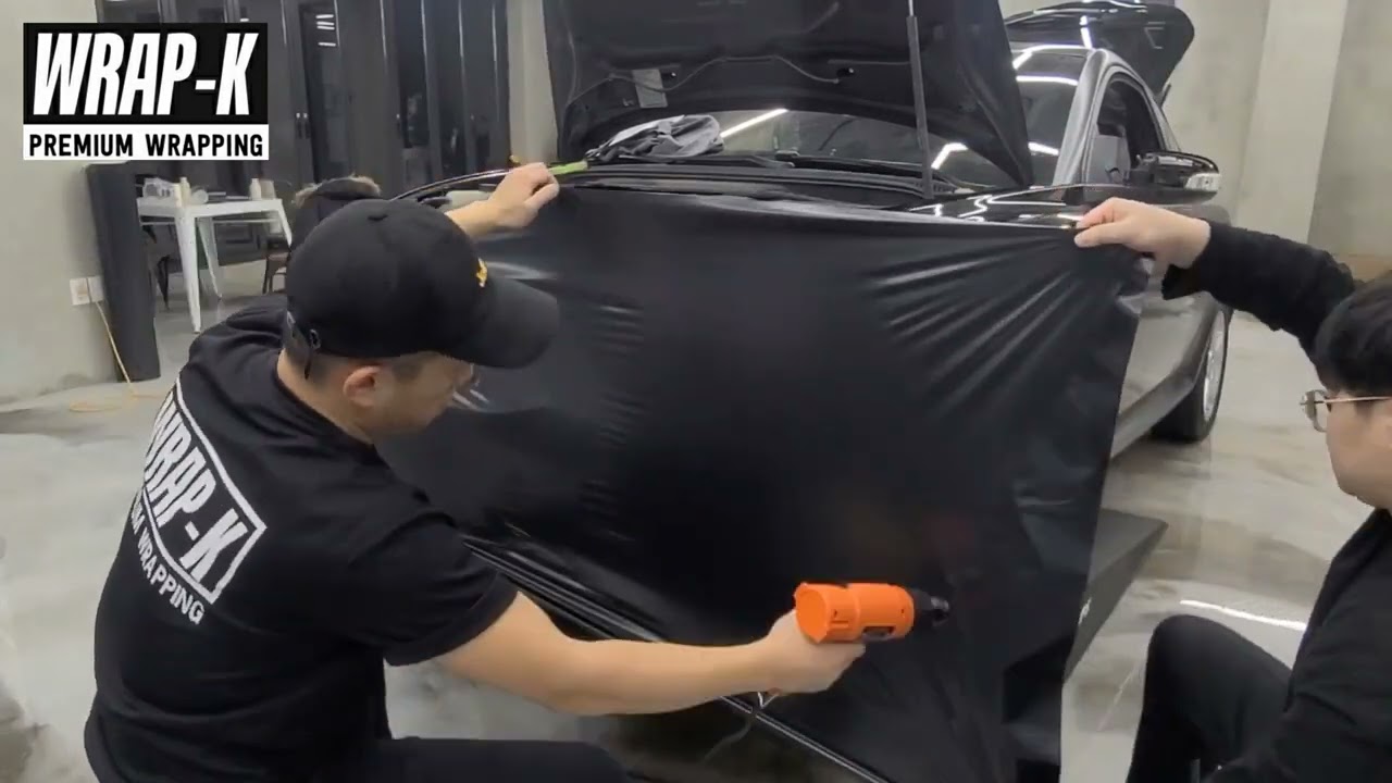 볼보 C30 전체랩핑 사틴블랙락그레이 VOLVO C30 FULL WRAPPING