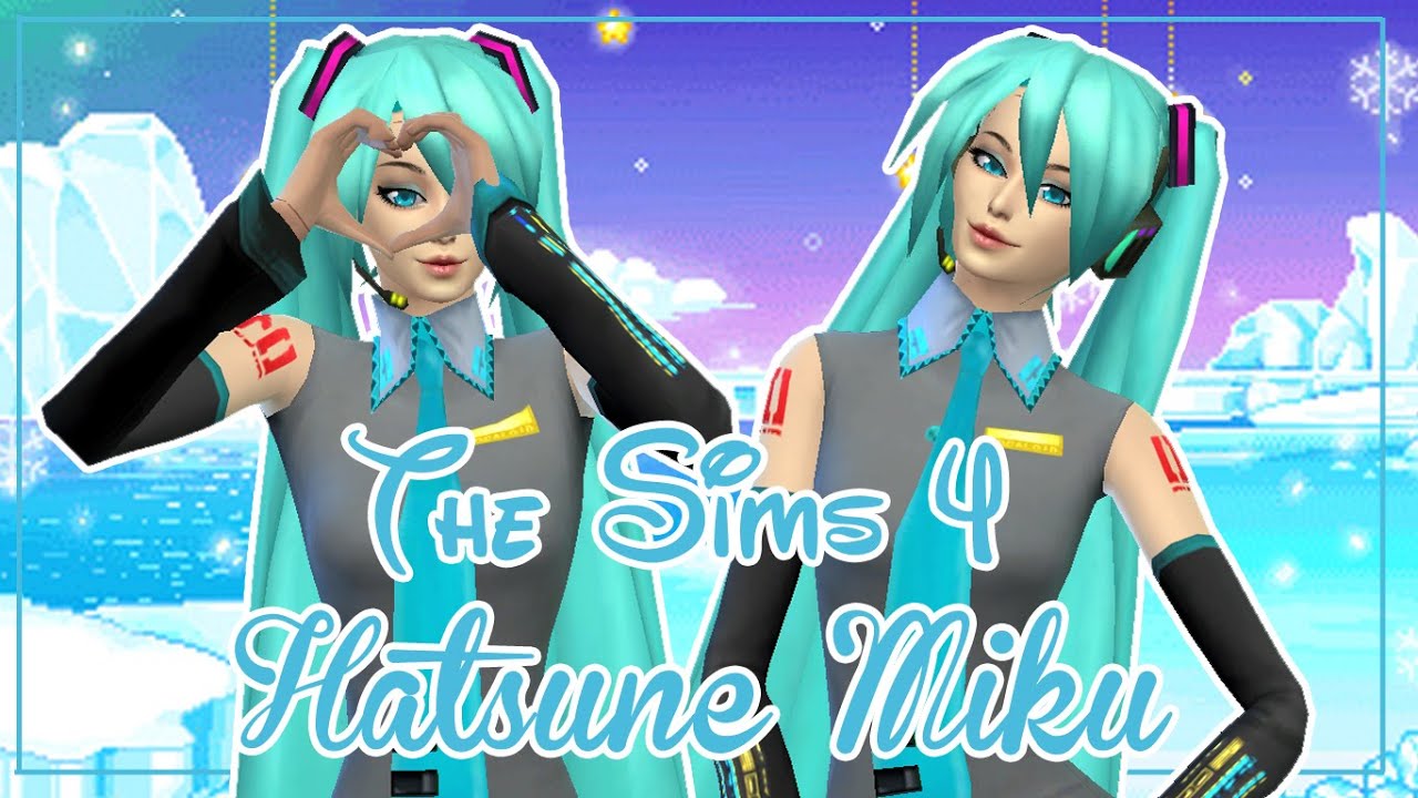 The Sims 4 Create a Sim | Hatsune Miku