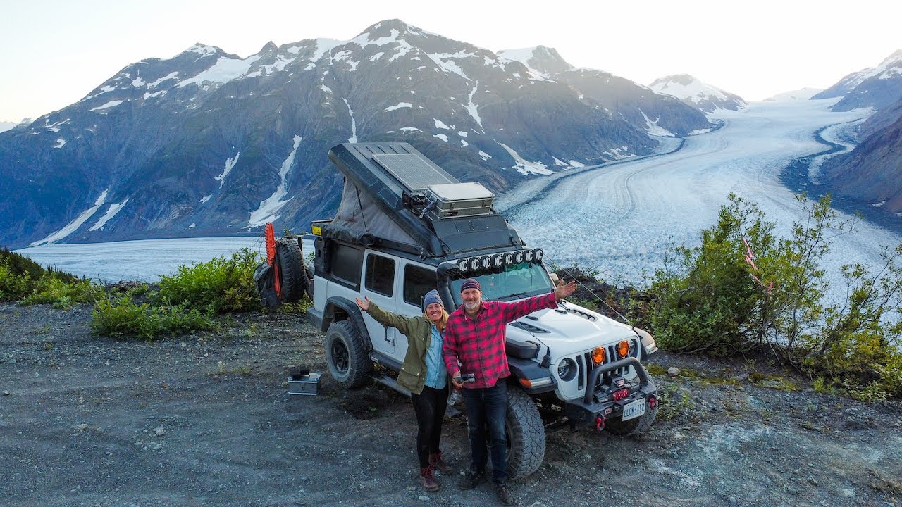 CAMPED BESIDE A MASSIVE GLACIER | Mountain Roads To The Incredible Stewart Glacier