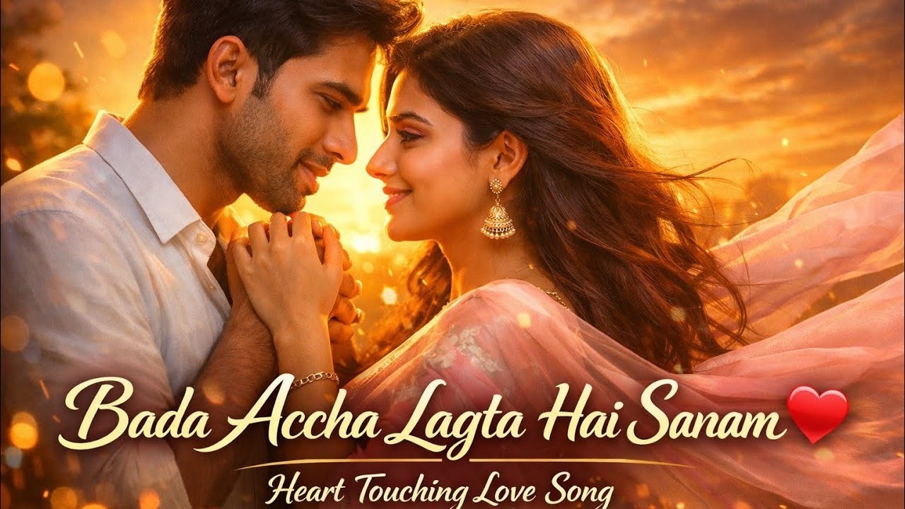 Bada Accha Lagta Hai Sanam 🥰   Pure Love Feeling Song   Viral Romantic Track