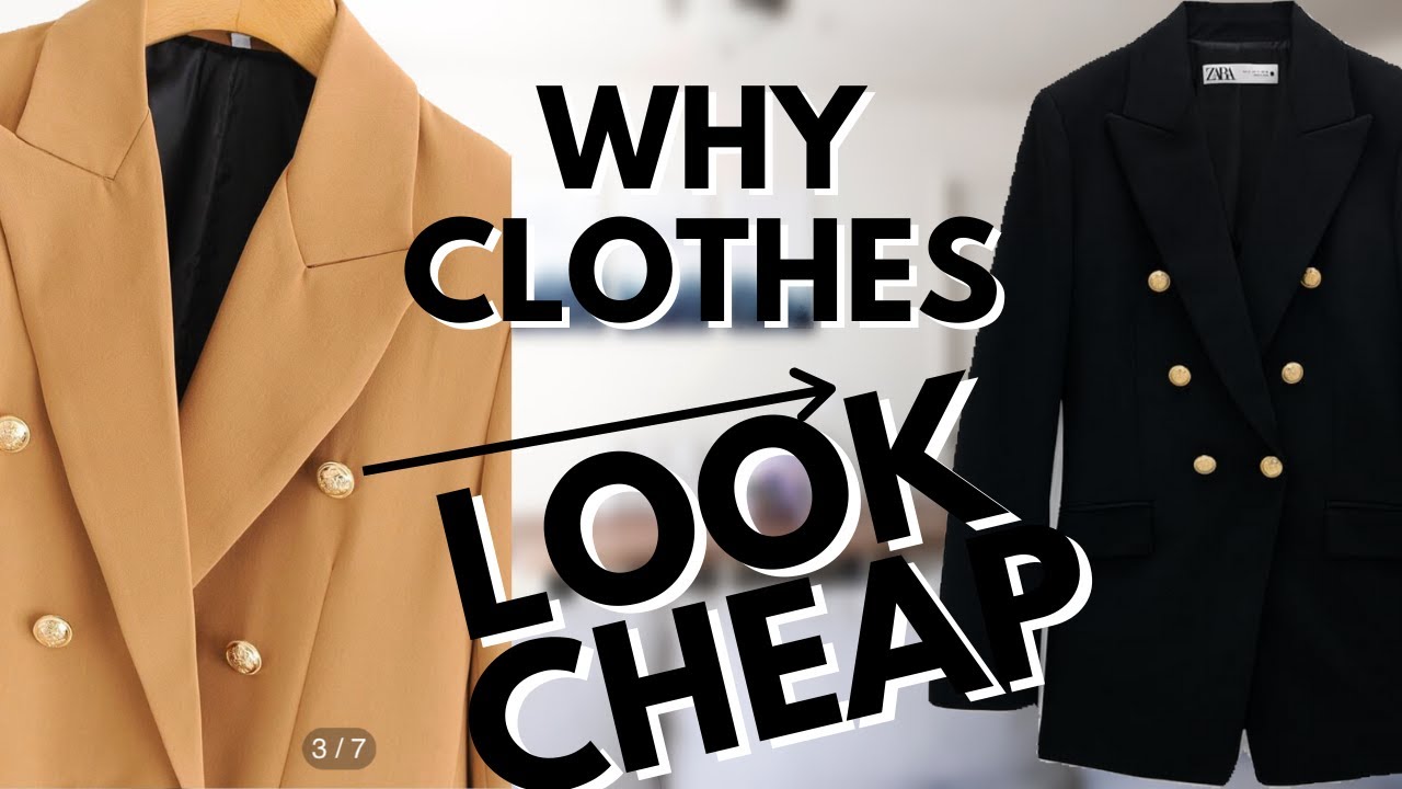 Why Clothing LOOKS CHEAP! *Avoid These Mistakes*