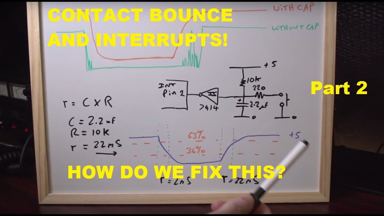 (Part 2) Microcontroller Interrupts with Contact Debouncing for the Arduino ATmega328p