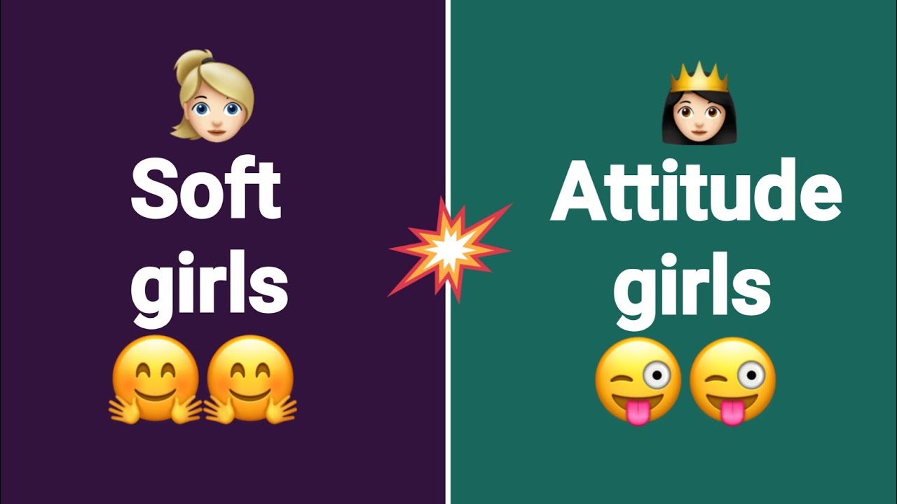 Soft girls vs Attitude girls 🤩 Soft girls dress VS Attitude girls dress 😜 #girlslifestyle