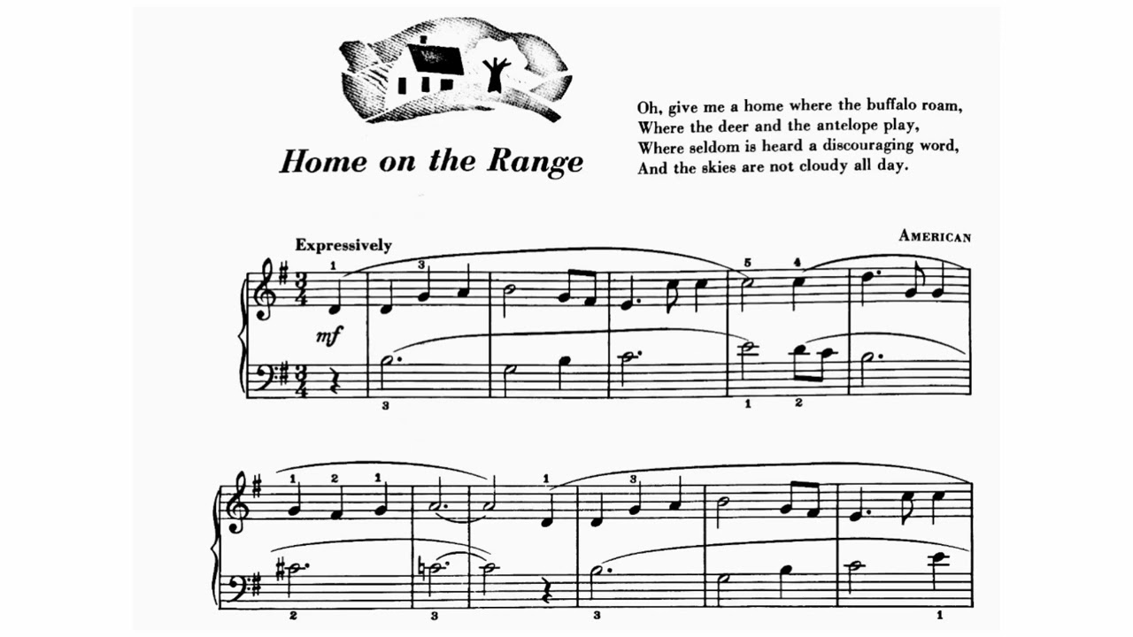 Home on the Range (piano solo)