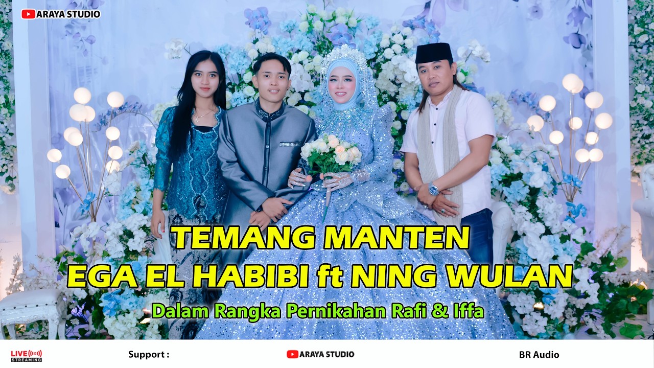 TEMANG MANTEN EGA EL HABIBI ft NING WULAN -  PERNIKAHAN RAFI & IFA PENAWUNGAN