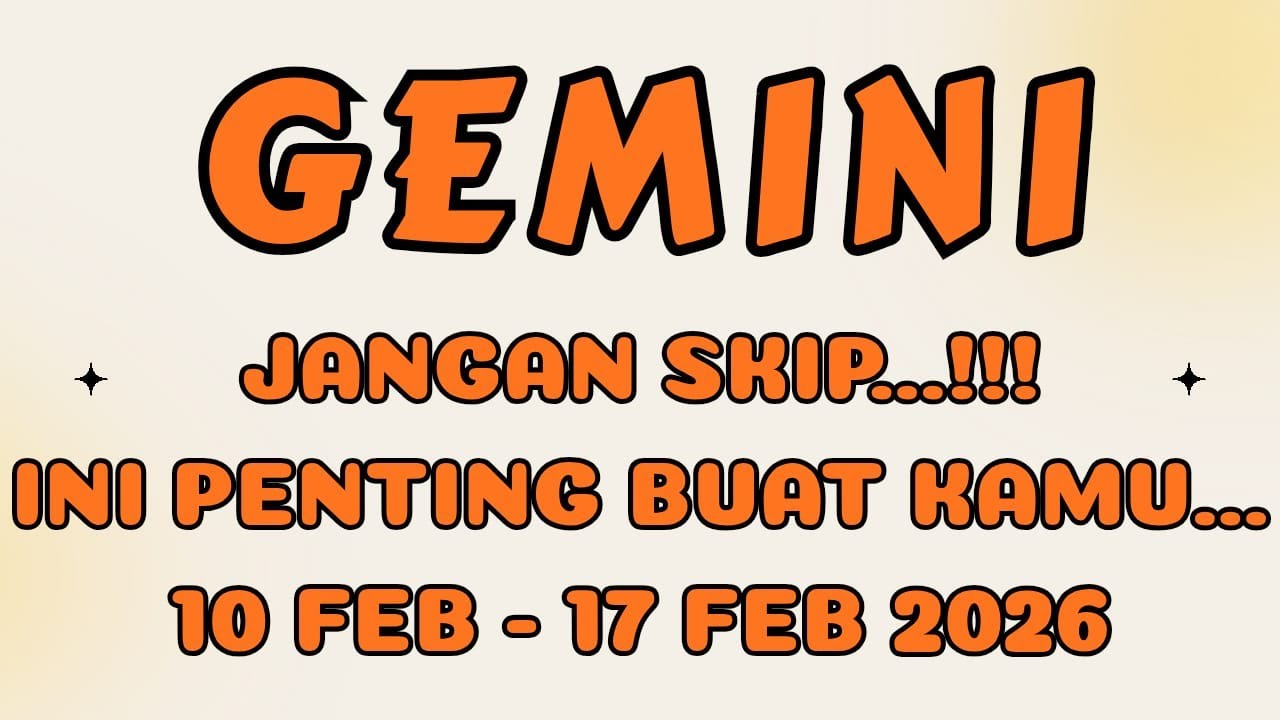 GEMINI♊️JANGAN SKIP INI PENTING BUAT KAMU 10 FEB -17 FEB 2026🔮🪄#gemini #ramalan #zodiak