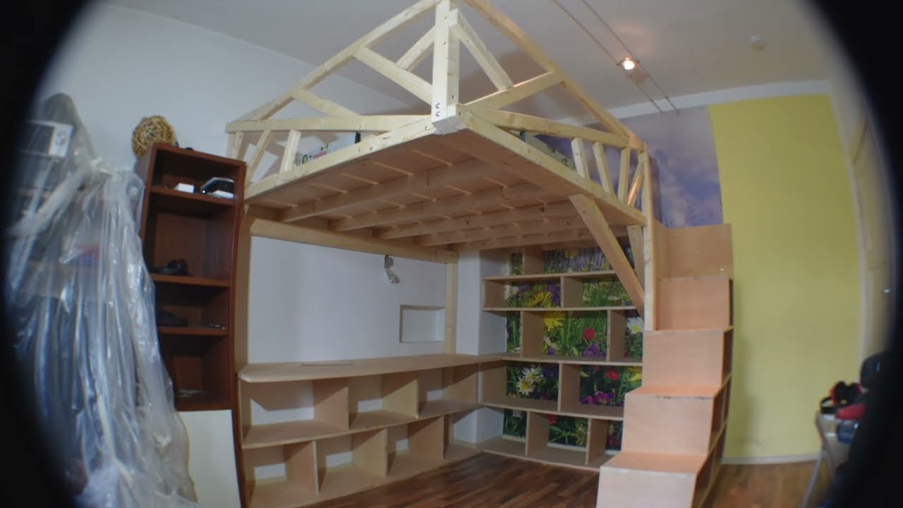 DIY - Floating Loft bed -