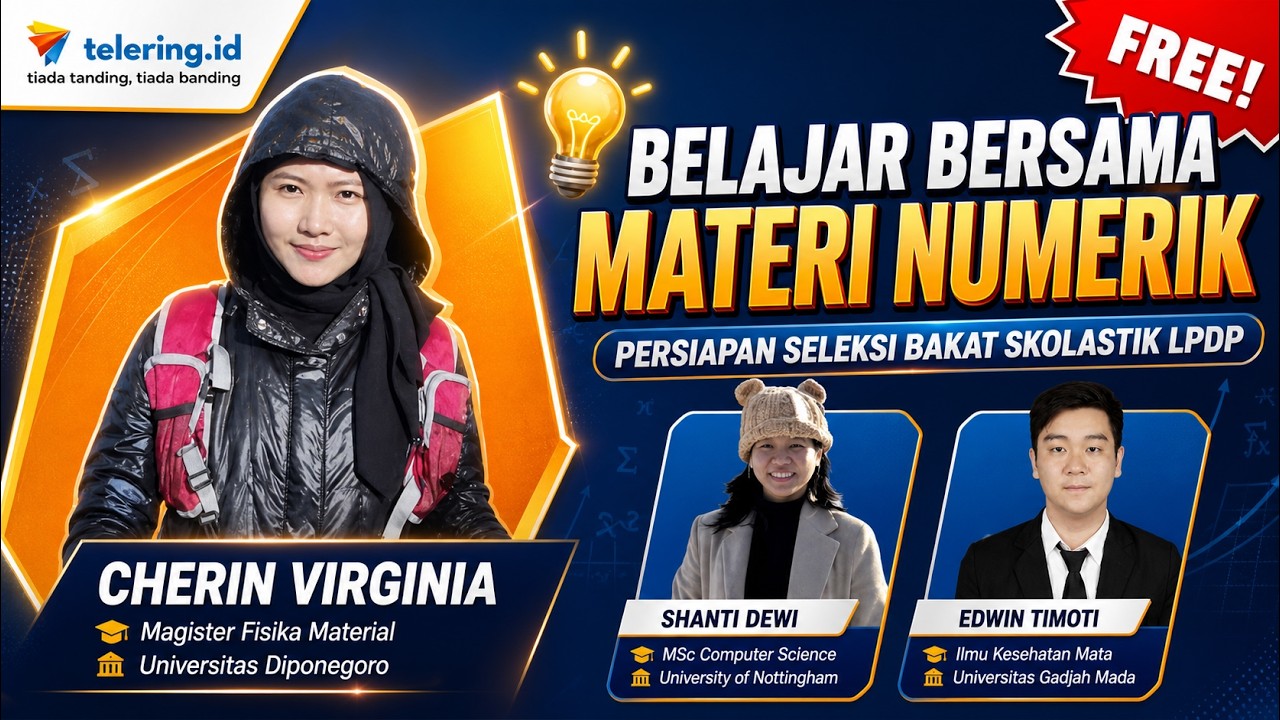 [REKAMAN MENTORING] TBS Numerik LPDP bersama Cherin Virginia | Telering