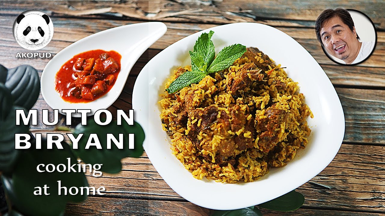 Cooking Mutton Biryani - Quick and Easy way.