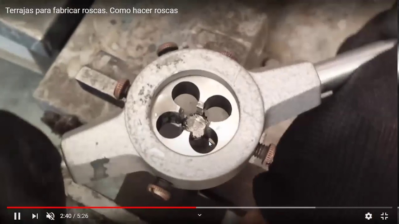 Roscado con Terrajas