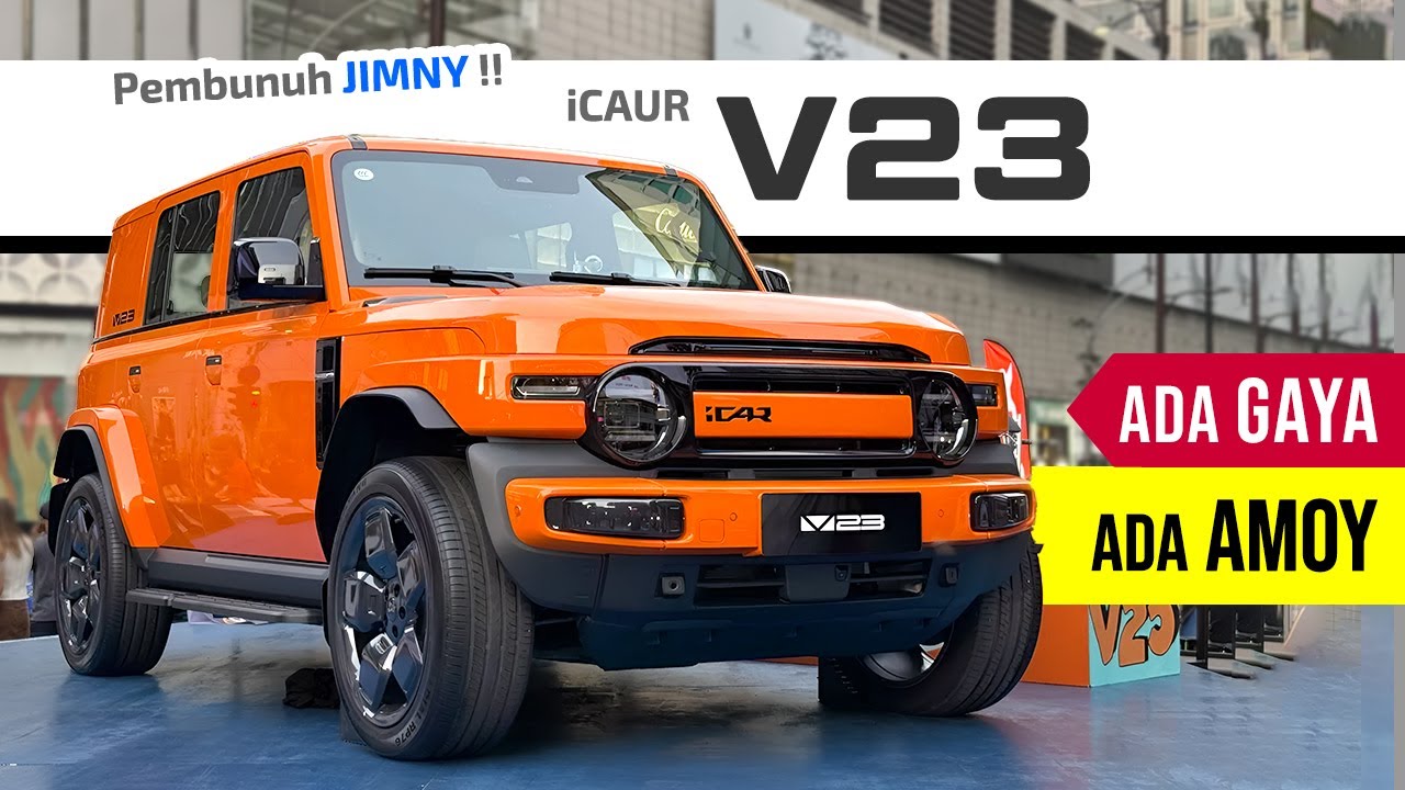 iCAUR V23: Gaya 80an, Dengan Fungsi Masa Depan, Harga Berpatutan