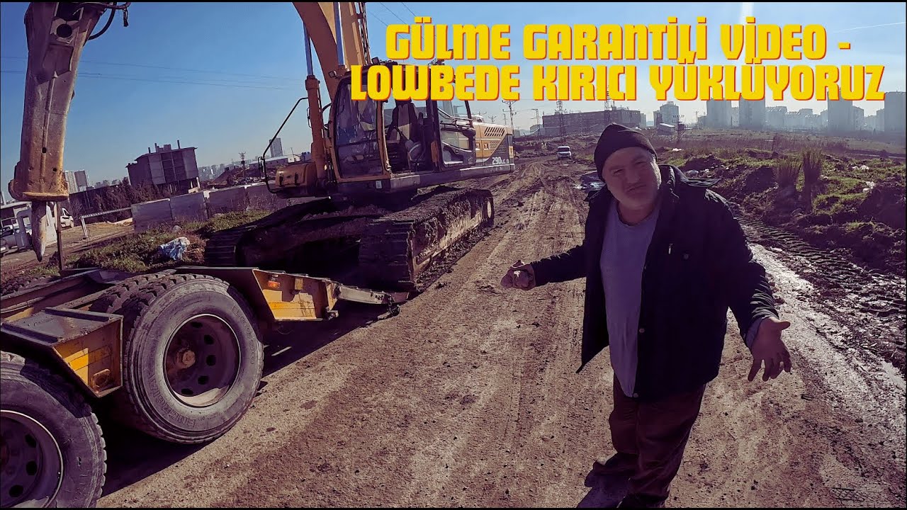 Gülme Garantili Video - Lowbede Kırıcı Yüklüyoruz #pow #truck #ekskavatör  #volvotrucks #tırvlog