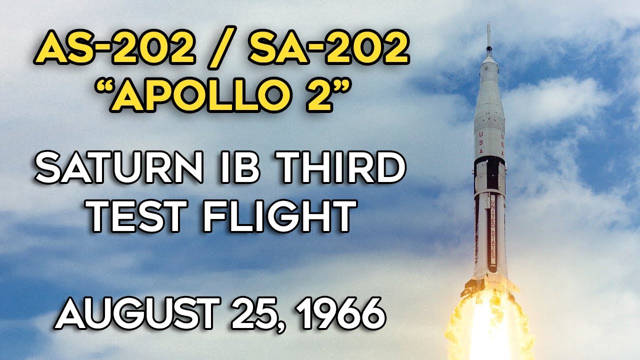 SA-202 Full Mission - Saturn IB - Apollo 2, AS-202,  Historical Footage and Audio, Remastered
