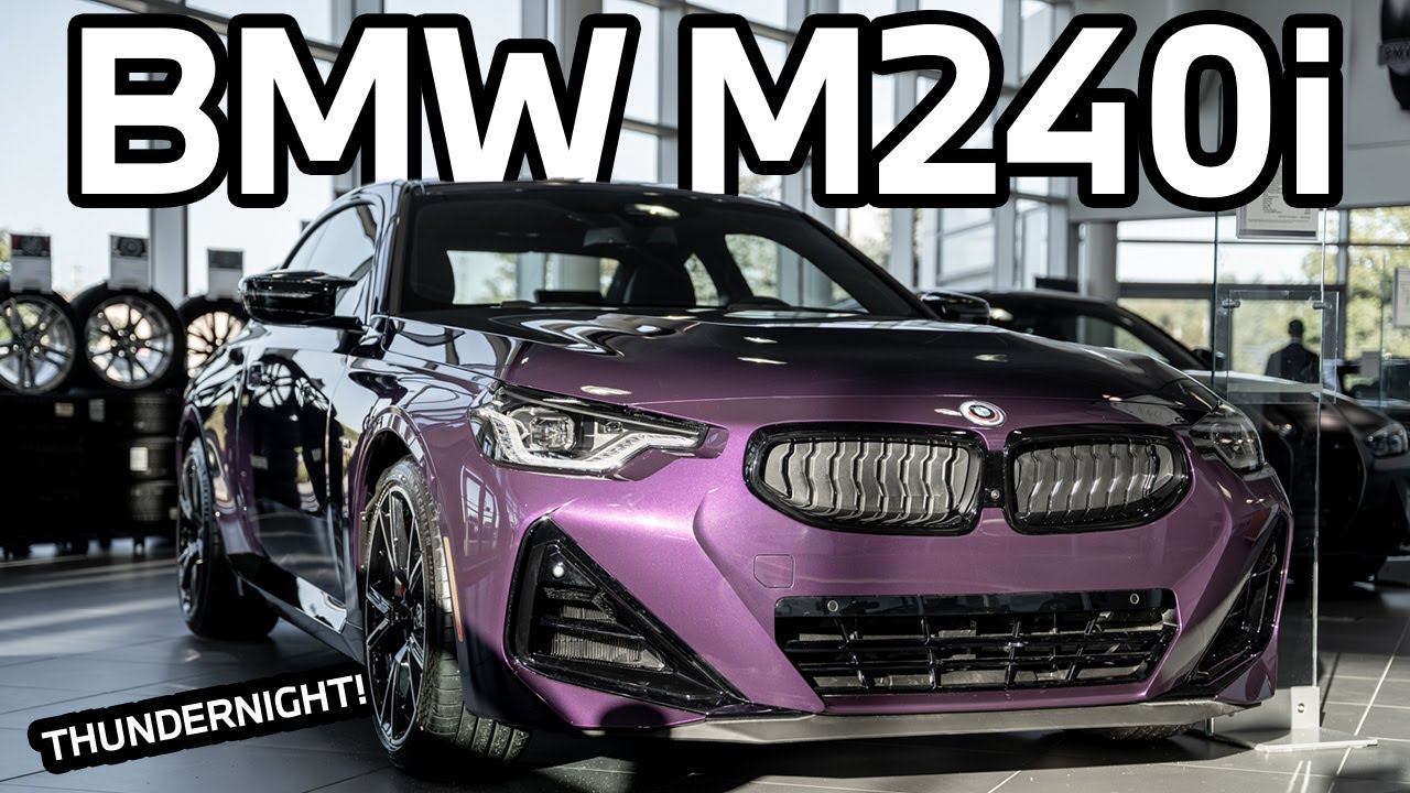 2023 BMW M240i LCI Thundernight Metallic Walk Around