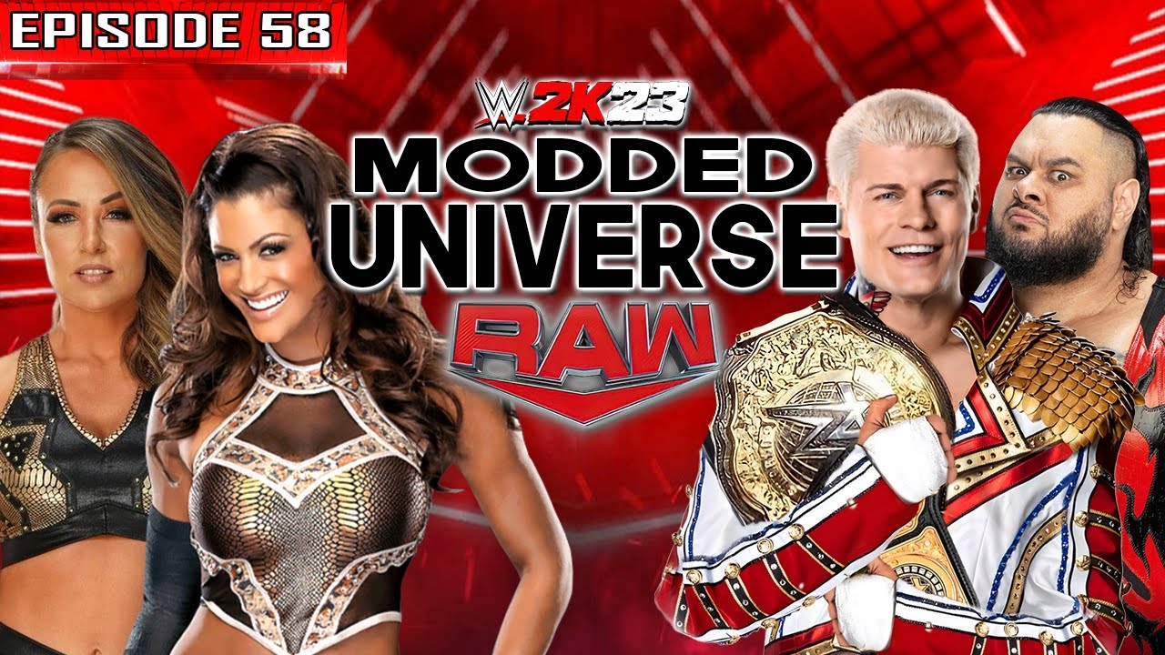 WWE 2K23 Modded Universe Mode: Episode 58 (RAW)