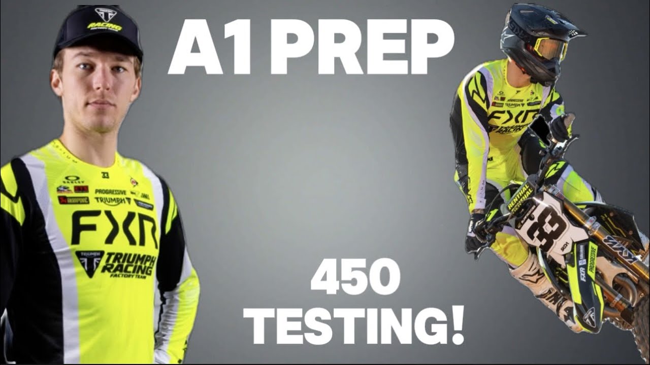 Austin Forkner&rsquo;s FIRST Laps On NEW Triumph 450!