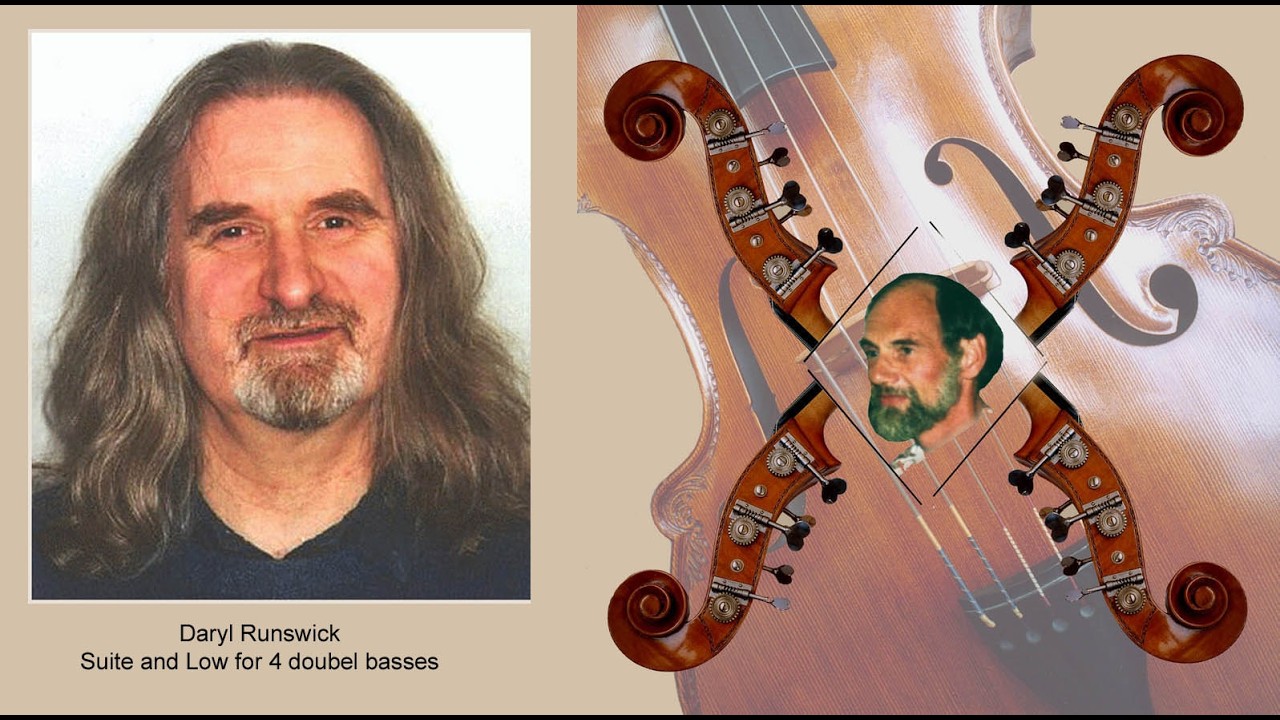 Daryl Runswick Suite and Low for four doublebasses
