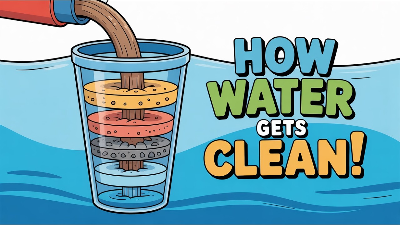 Water Filtration 💧 | How Clean Water is Made for Kids