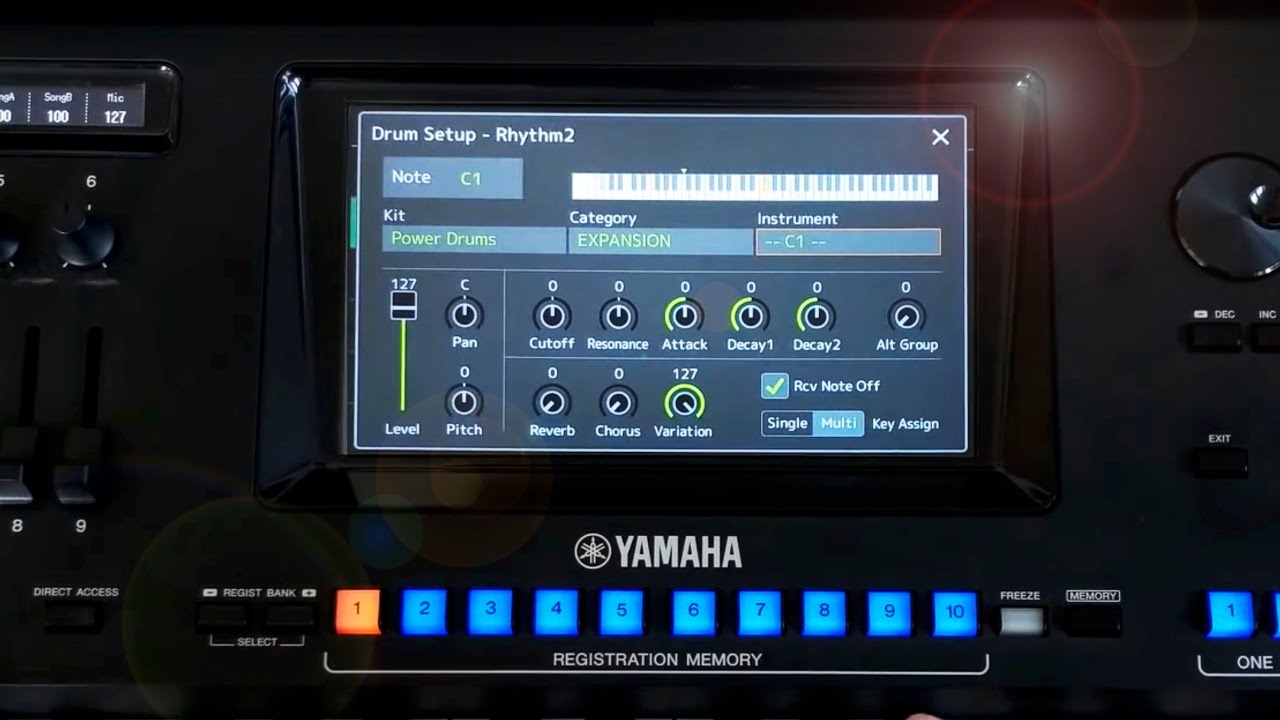 Tutorial - Drum Setup - Yamaha Genos & PSR - Dynamix Audio