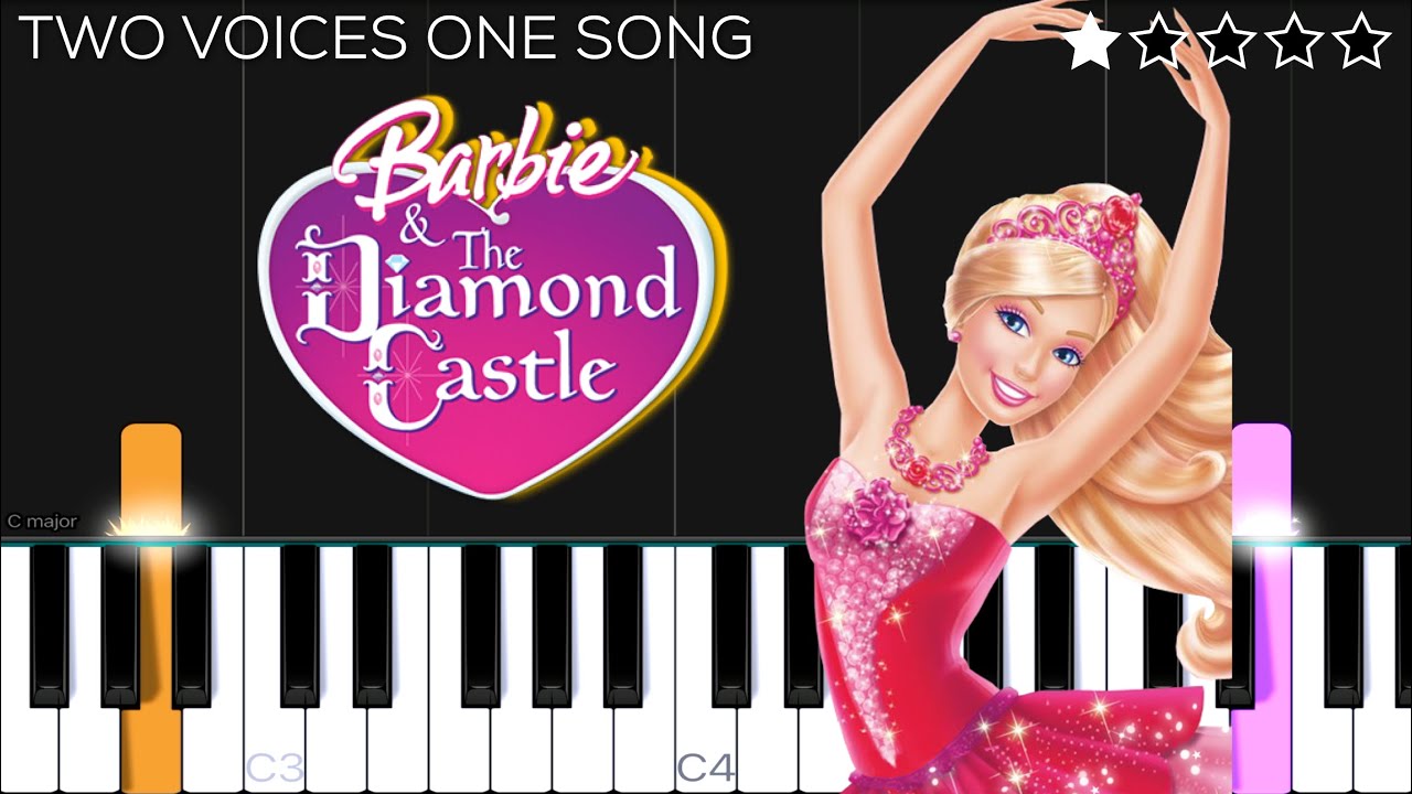 Barbie: Two Voices, One Song | EASY Piano Tutorial