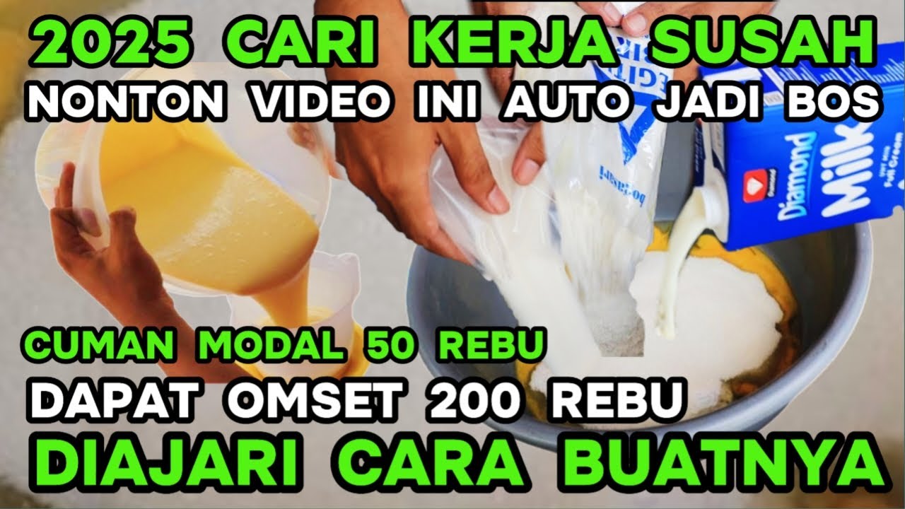 PHK MEMBAWA BERKAH!! MODAL 50 REBU BISA JADI 200 REBU DIAJARI CARA BUATNYA DENGAN JELAS - IDE USAHA