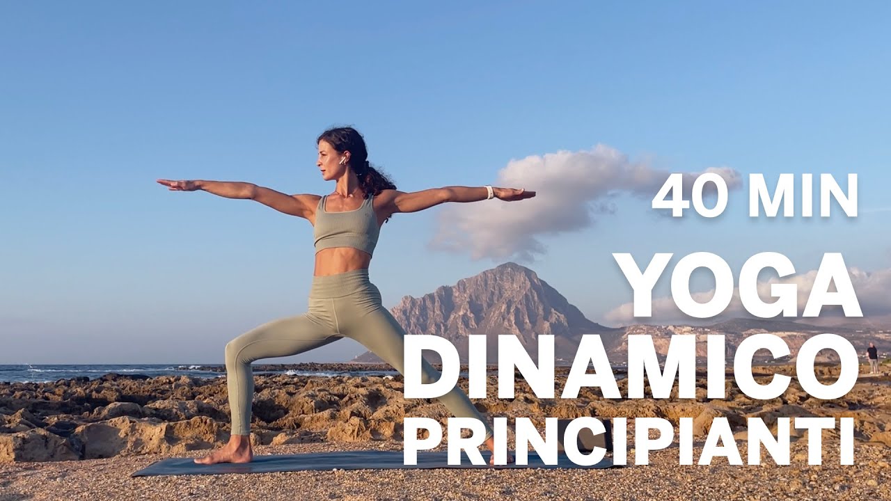 Yoga dinamico per principianti | 40 min - Lezione per tutto il corpo - Principianti