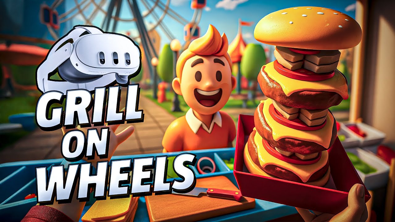 Grill on Wheels - Meta Quest 3 Gameplay | First Minutes [No Commentary]