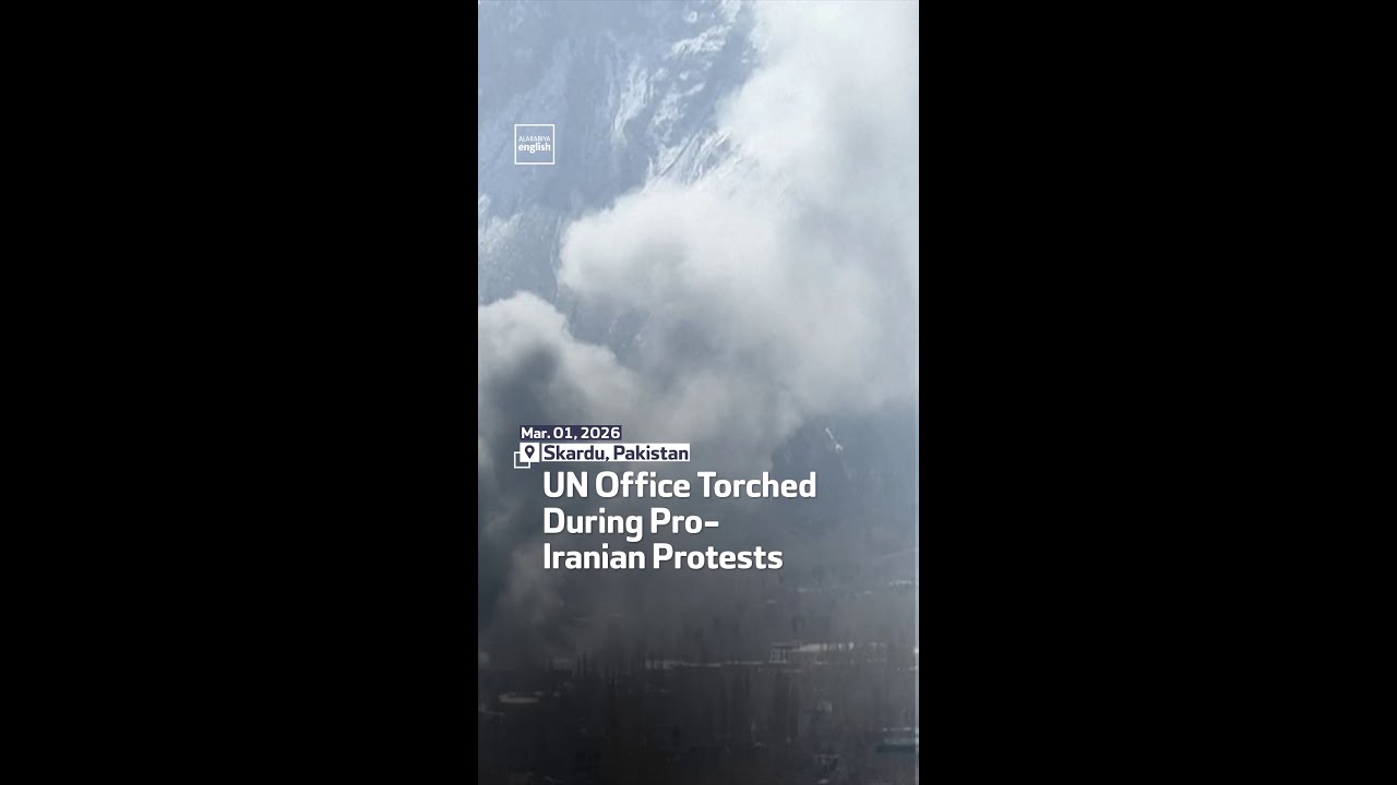 UN Office Torched During Pro-Iranian Protests