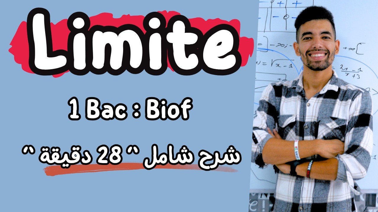 Les Limites | 1 ère Bac Résumé complet | ملخص شامل النهايات -- أولى باك علمي
