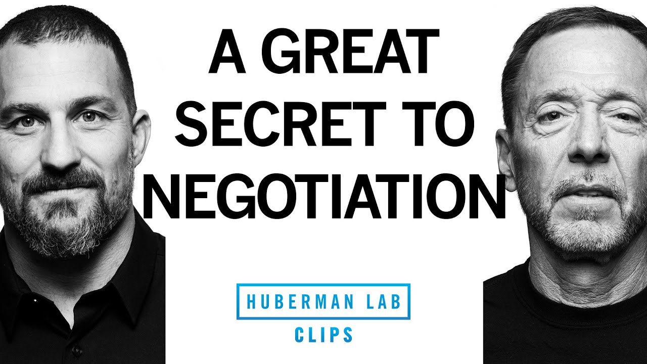 One of the Secrets to Negotiation | Chris Voss & Dr. Andrew Huberman
