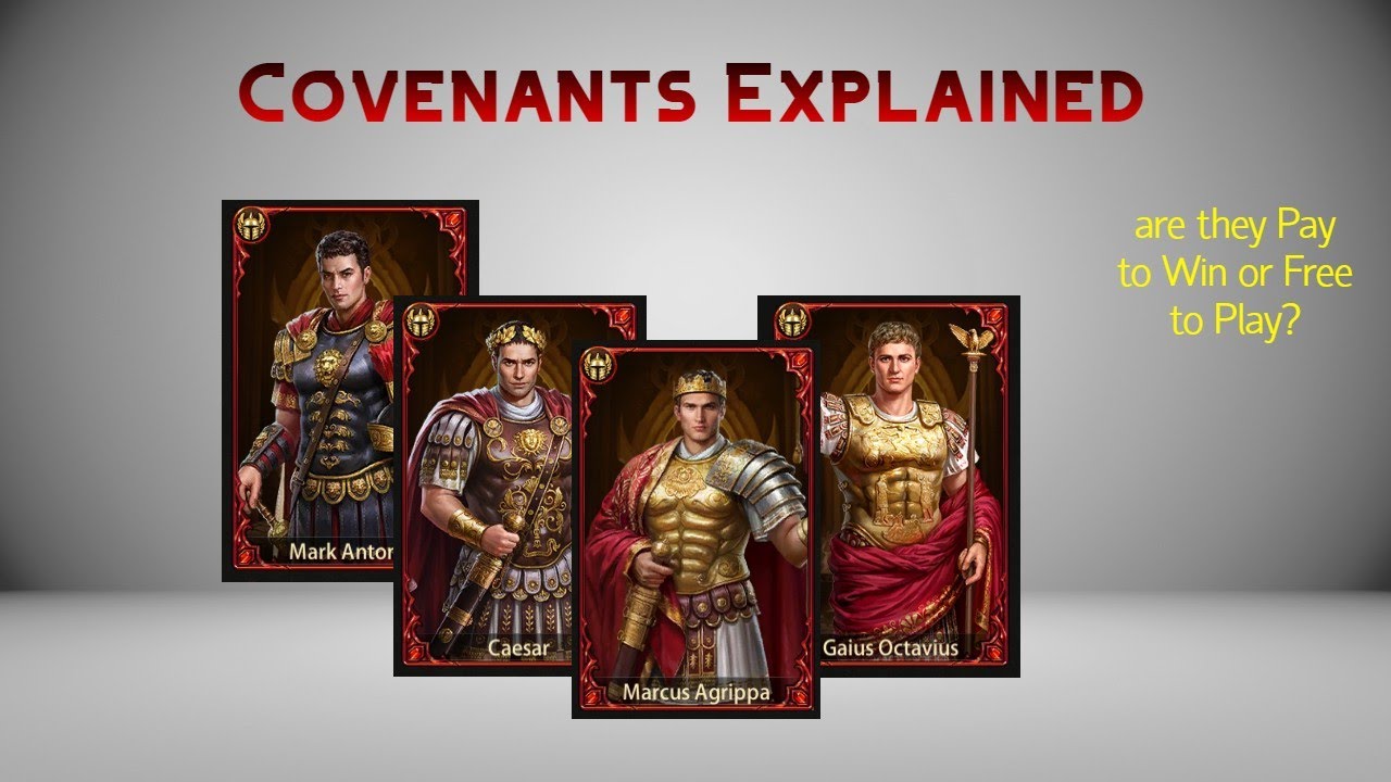 Evony Covenants: How do they work, How to get them, How much do they matter?