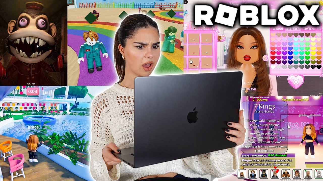 Playing Random ROBLOX Games - dress to impress + more!!
