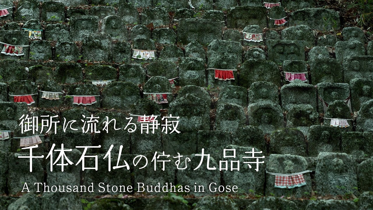 【奈良さんぽ】初めて見る景色に驚き！1800体もの地蔵が並ぶ九品寺｜A Thousand Stone Buddha in Gose