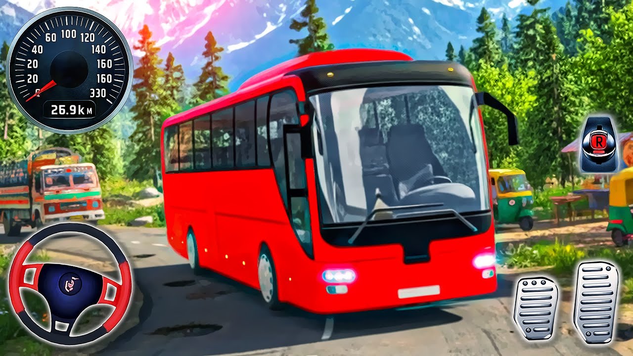 City Coach Bus Simulator | Euro Real Bus Driving 3D - Android GamePlay