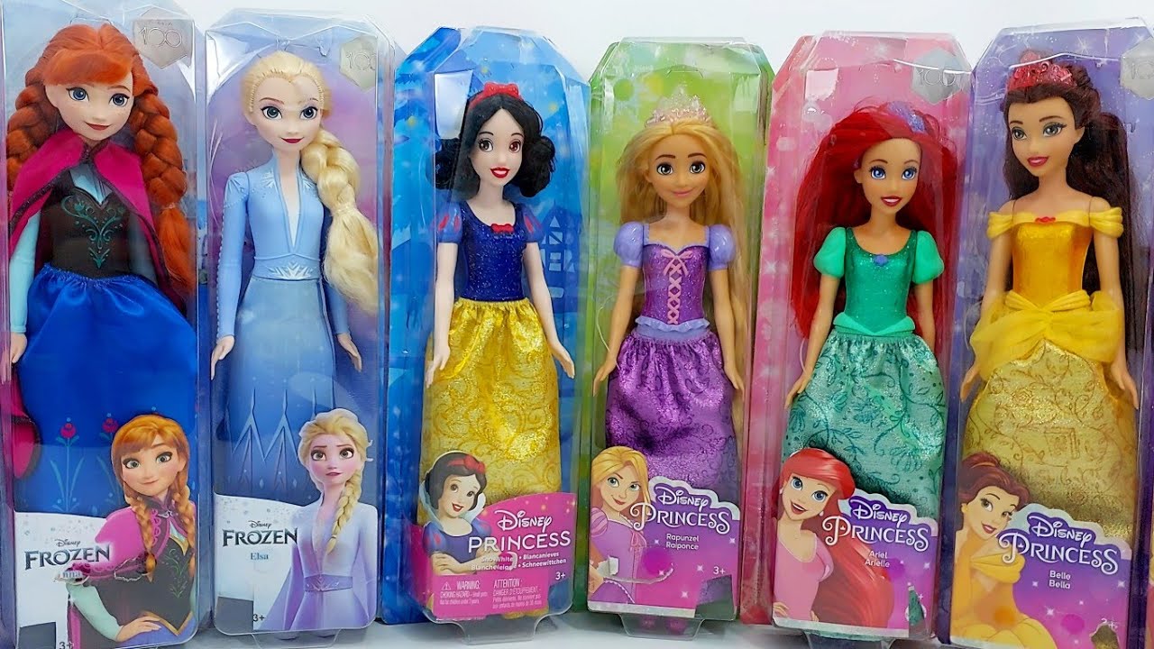 Mattel Disney Princesses Dress up Ariel, Rapunzel, Belle, Tiana, Sindirella, Mulan DIY